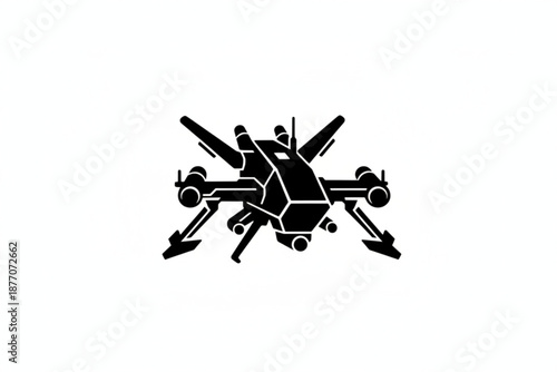 Technological Marvel: A sleek silhouette of a drone, embodying innovation and precision.