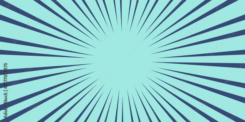 Fototapeta premium Abstract vector Blue Radial Burst Geometric Background Pattern. with a modern concept style