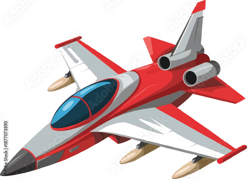 vintage airplane isolated on white