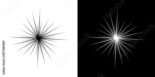 Dynamic abstract spiral sound wave rhythm lines. Circular spiral sound wave rhythm of lines. Circular futuristic abstract lines, black and white background.