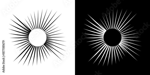 Dynamic abstract spiral sound wave rhythm lines. Circular spiral sound wave rhythm of lines. Circular futuristic abstract lines, black and white background.