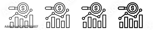 Market Dynamics  Icon Set Different Style Collection
