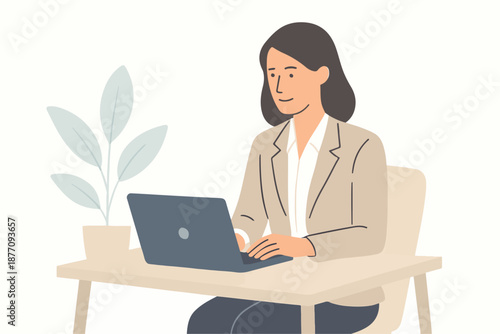 doctor working on laptop