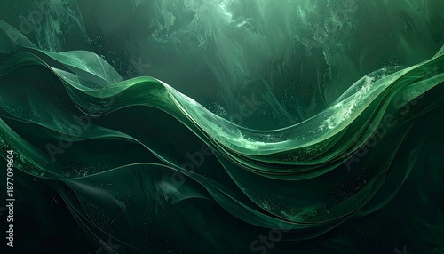 A sleek, abstract dark green background with a modern aesthetic. The design features subtle gradients, fine texture, and soft noise that create depth and sophistication.	