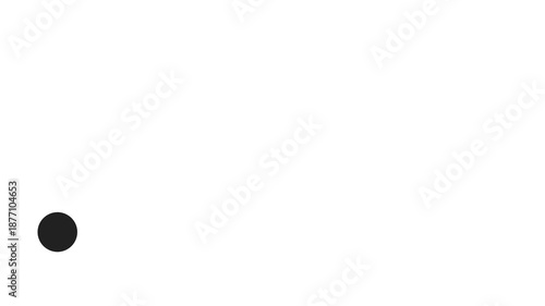 Colored bolts of energy or electrical lightning emanate from the black circle. They shoot out and fade away, disappearing.