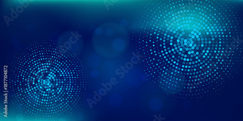 Digital technology wave speed connect blue green background, cyber nano information, abstract communication, innovation future tech data.