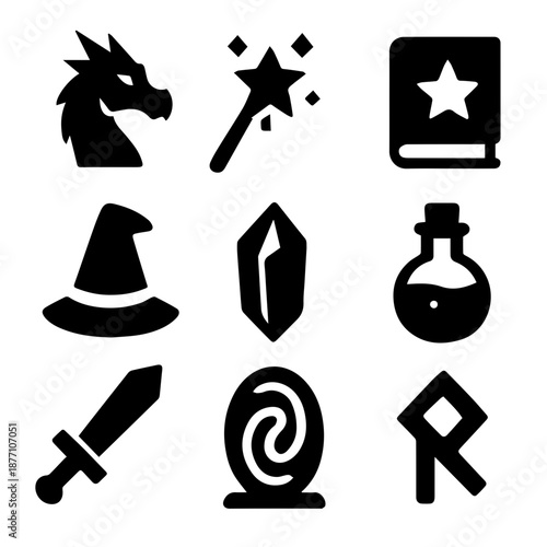 Fantasy & Magic Icon Sheet