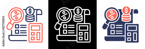 Tax Service triplestyle icon