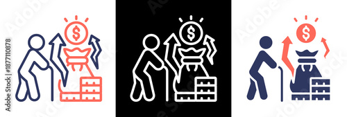 Pension Fund triplestyle icon