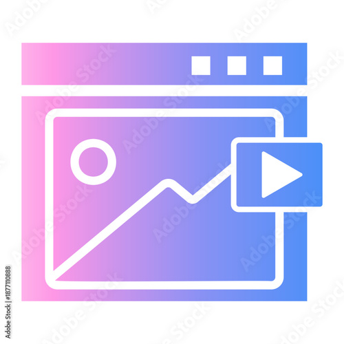 template Gradient icon