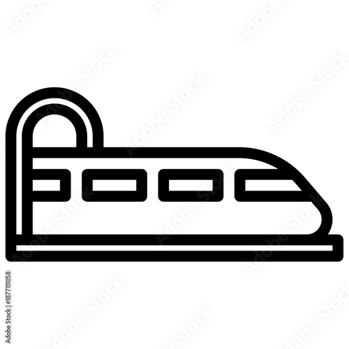 high speed train icon