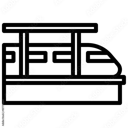 high speed train icon