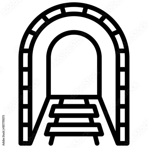 railway tunnel icon