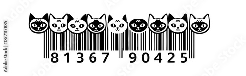 Cats, Siamese cats are like a QR code, a barcode