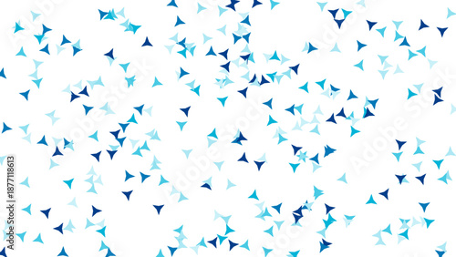 Abstract Blue Triangle Pattern Delicate Background