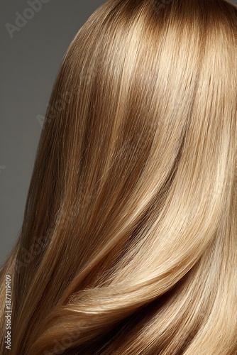 Wallpaper Mural Luxury blonde hair, smooth and shiny, premium salon advertising Torontodigital.ca