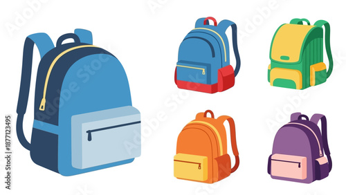 Colorful Backpacks Collection - School, Travel, and Everyday Use