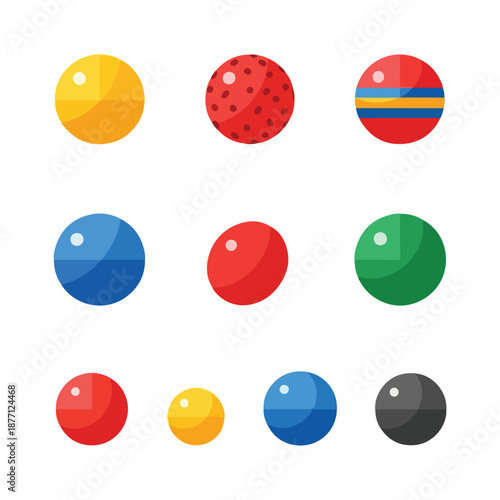 Colorful Ball Collection Set.
