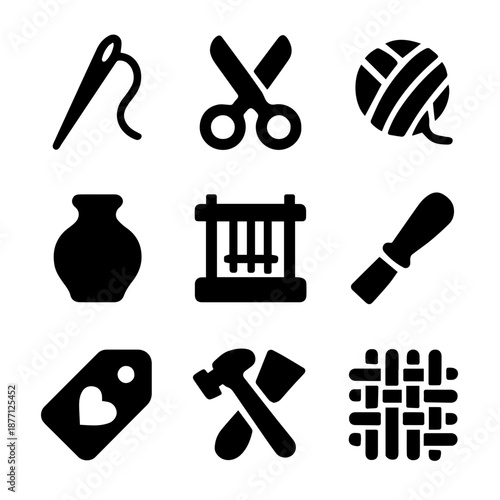 Handicraft & Artisan Icon Sheet