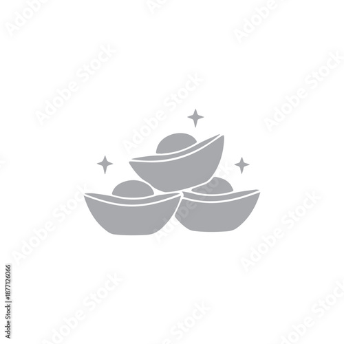 Chinese Gold Ingot Icon