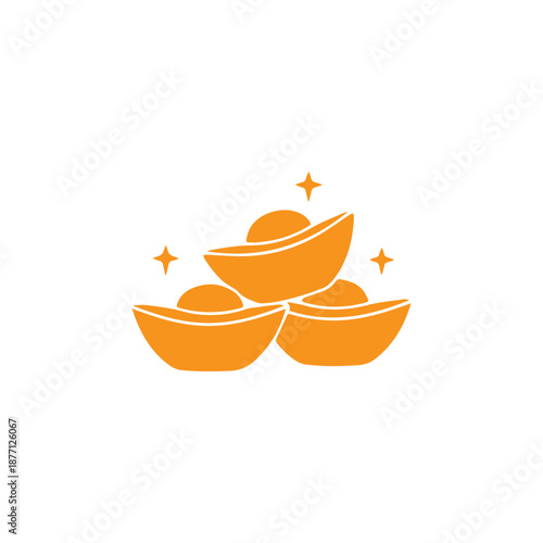 Golden Ingots Prosperity Icon