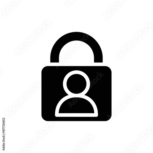Secure Lock Icon Representing Privacy and Data Protection for Digital Security