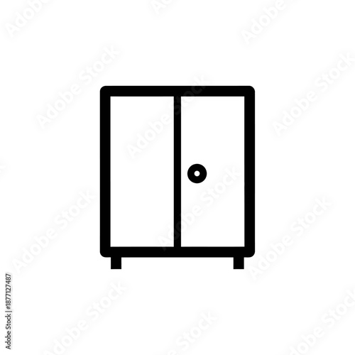 Simple Modern Wardrobe with Sliding Doors for Stylish Bedroom Storage