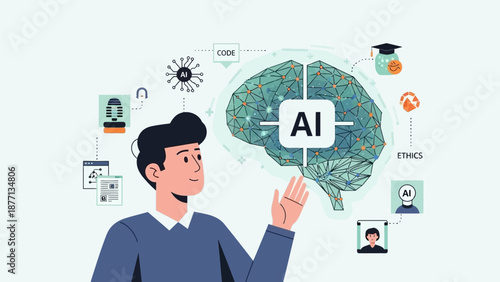 Exploring the multifaceted world of Artificial Intelligence, from coding and data analysis to ethical considerations and future learning pathways