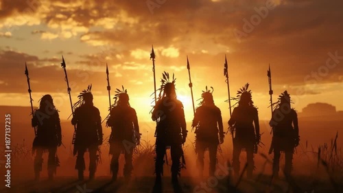 Indigenous Warrior Procession Honoring National Indigenous Peoples Day

