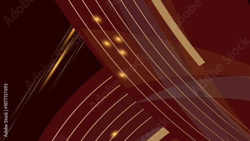 dark red and gold abstract background