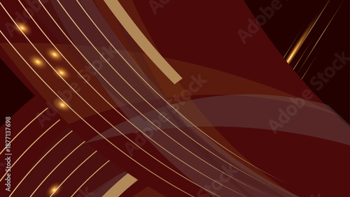 dark red and gold abstract background