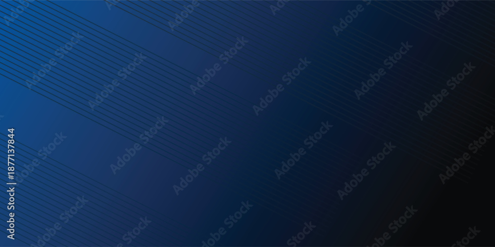 Obraz premium Blue Gradient with Diagonal Lines - Abstract Background Design