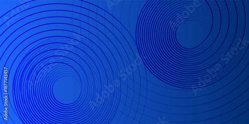 Abstract in the form of a pattern of overlapping concentric circles, background for digital designs, presentations, or graphic elements with a science and technology theme volume 4