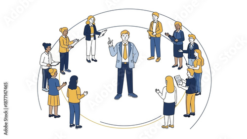 Team Meeting Discussion Business People Collaboration Strategy Planning