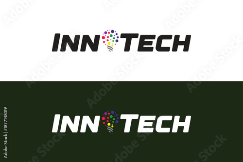 Innotech, innotech logo, tech logo, logo design, business logo