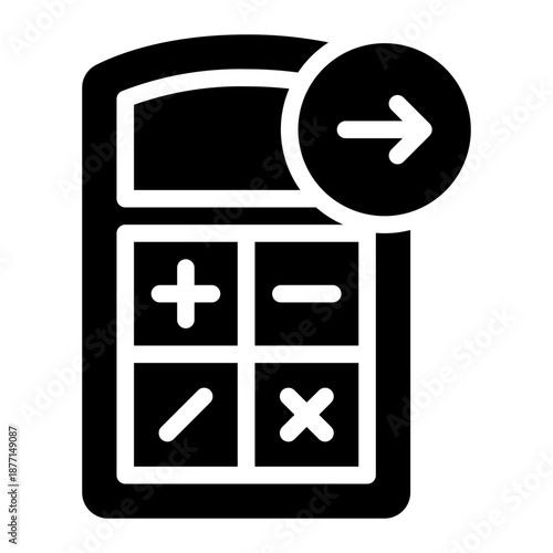 right arrow glyph icon