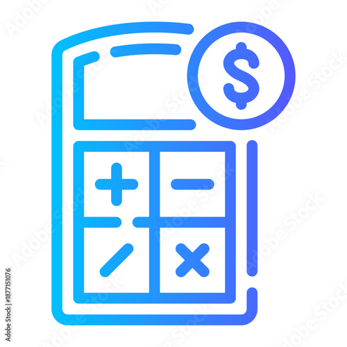 money gradient icon