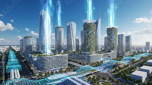 Abstract flowing liquid gold and blue ink mixing underwater, slow motion, macro shot