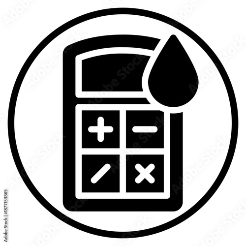 liquidity glyph icon