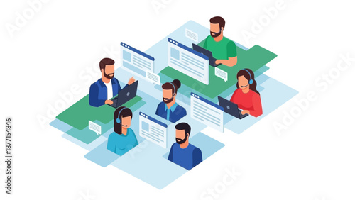 Teamwork and Collaboration in Remote Customer Service