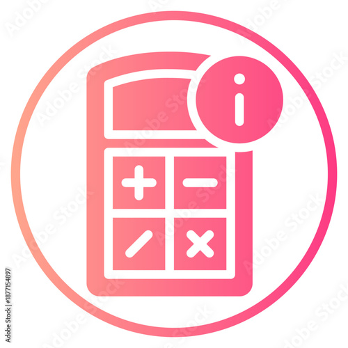 info gradient icon