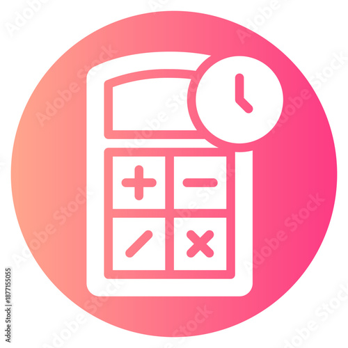 time gradient icon