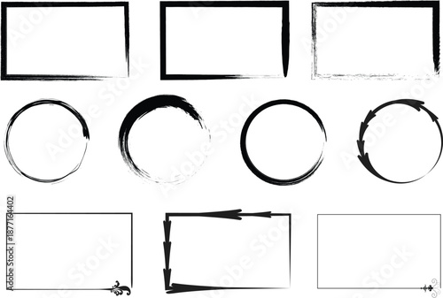 Modern arrow vector elements for directional graphics and user experience design