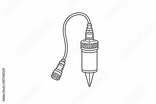 Sensor geofónico en detalle técnico