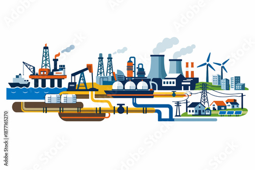 Infraestructura energética integrada y moderna