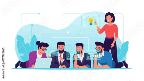 Team Brainstorming: Digital Innovation, Collaboration, and Idea Generation