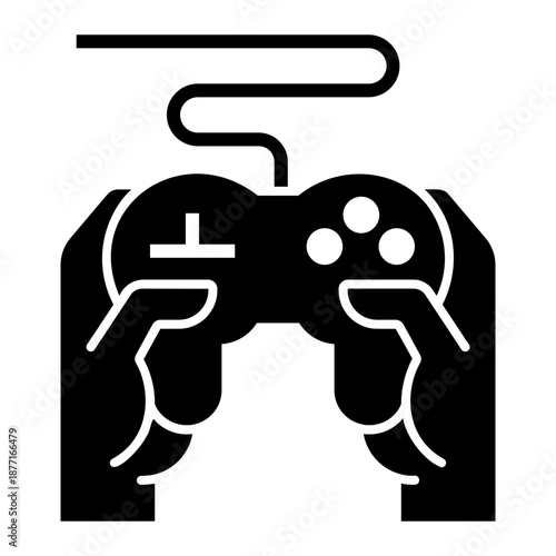 playing game Solid icon