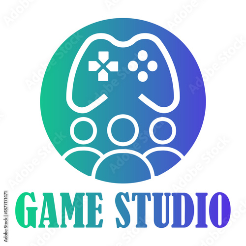 playing game Gradient icon