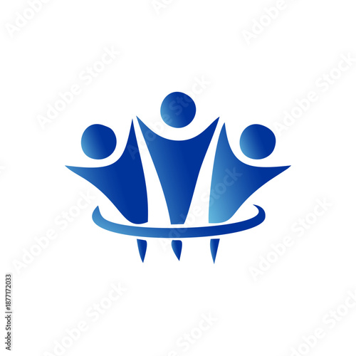 Team Unity in Digital Art: An illustration of a collective of figures, arms raised high, representing unity and collaboration in the digital realm. A visual representation of synergy, teamwork.