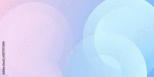 abstract background .blue and pink gradation. circle effect style. modern minimalist.eps 10